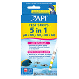 Load image into Gallery viewer, API 5 in 1 Aquarium Test Strips - 25 pk